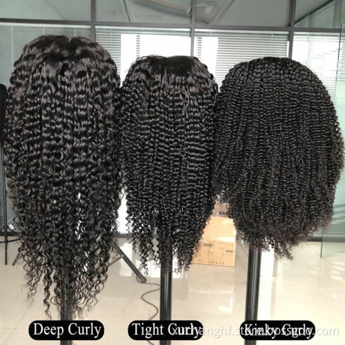 100% virgin brazilian 150 180 density HD lace front wigs long straight human hair wigs for black women